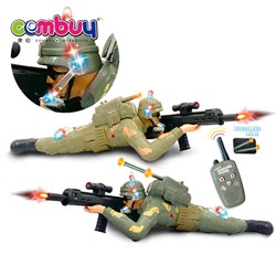 KB022672 KB022673 - Electric remote control crawling soldiers toys with light sounds